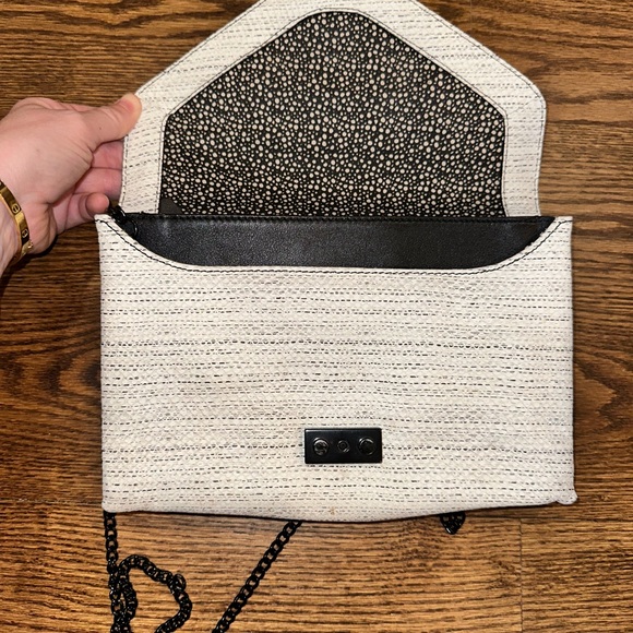 Loeffler Randall black and white leather cross body - Picture 10 of 16